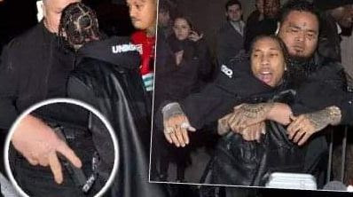 tyga held guard gun on party