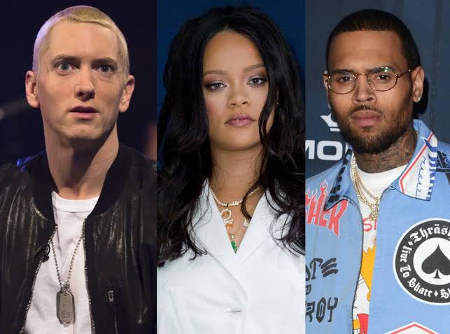 Eminem Side Chris Brown Rihanna Assault With Leaked Clip