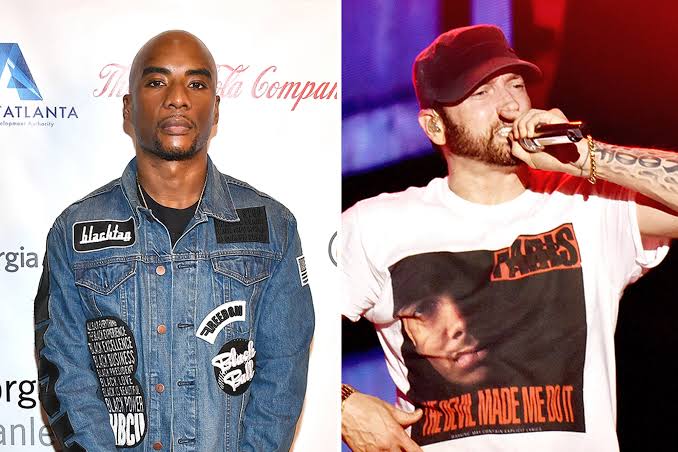 Charlamagne Tha God Appears as Judge On Eminem & Nick Cannon Rap Battle and Awards Nick