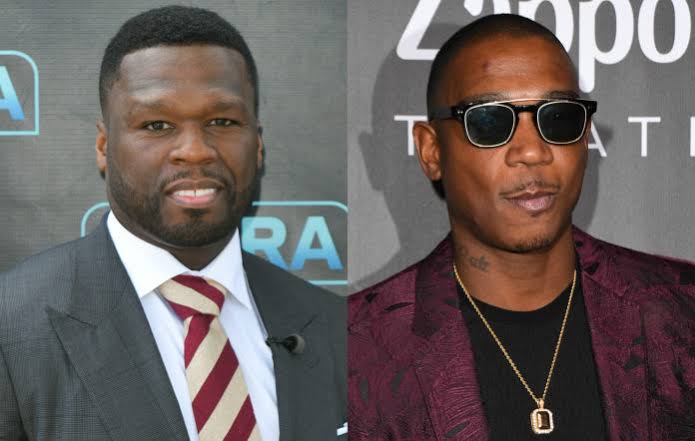 Ja Rule and 50 Cent photos beef
