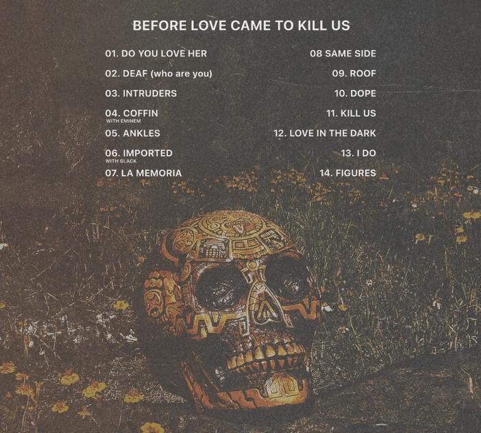 Before Love Come To Kill Us Tracklist
