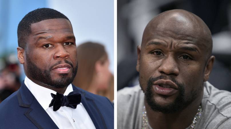 50 Cent Mocks Flody Mayweather On Twitter "I Cnta Beatrhe"
