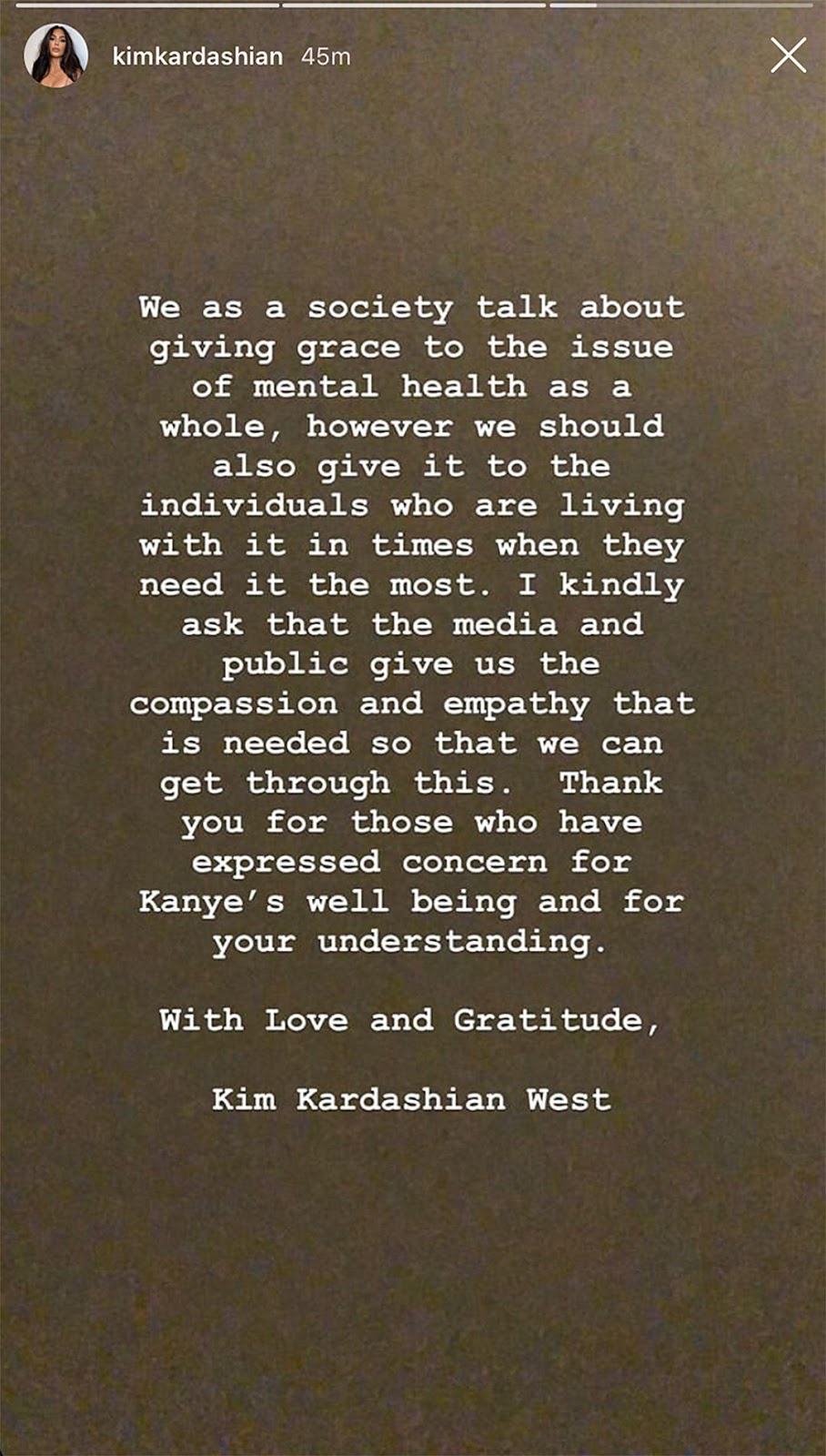 Kim Kardashian Comments on Kanye 