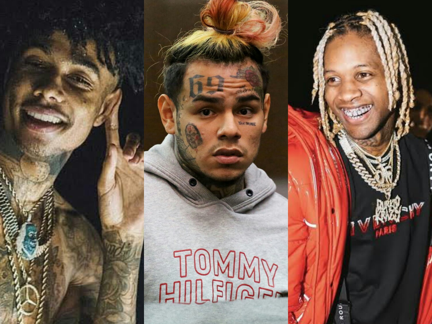 Tekashi 6ix9ine Get Lil Durk, Blueface and Lil TJay Full Clown