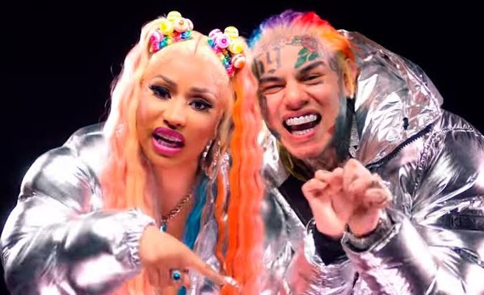Nicki Minaj and Tekashi 6ix9ine Celebrates Trollz Milestone