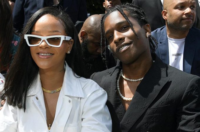 Rihanna and ASAP Rocky On Christmas Romance