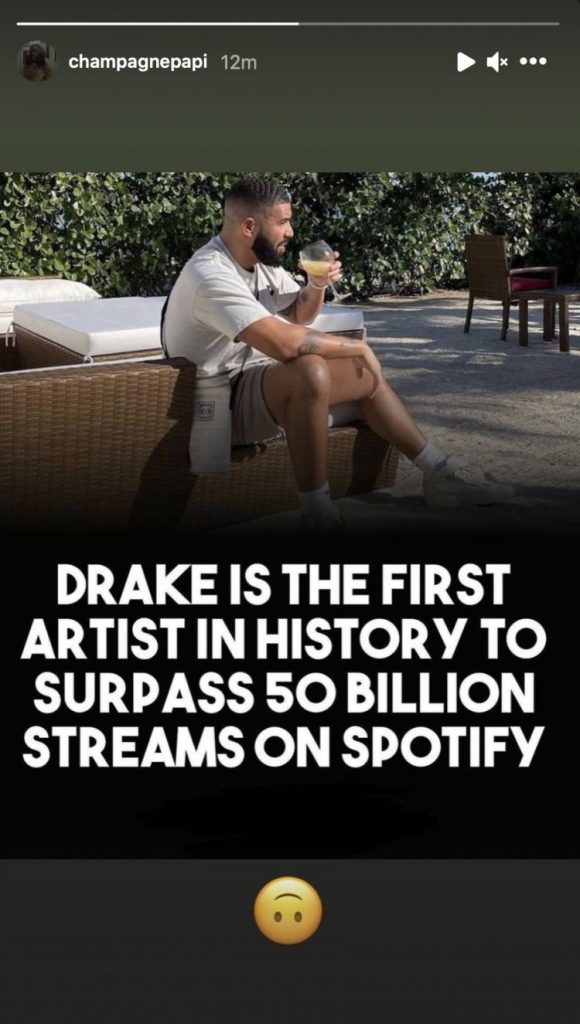 Drake Spotify Stream