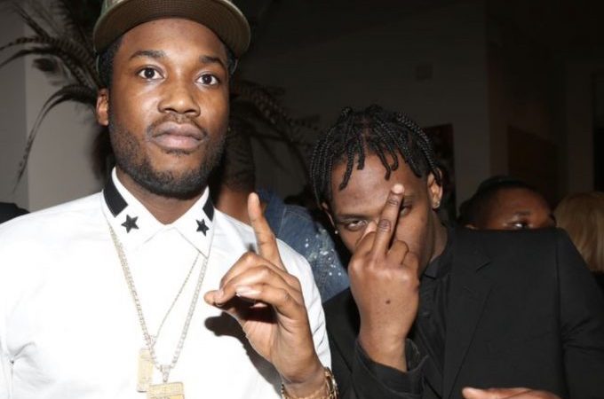 Meek Mill & Travis Scott Reportedly Get Into Altercation: Watch