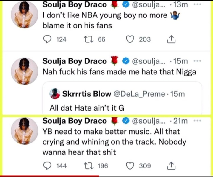 Soulja Boy Mocks NBA YoungBoy and Famous Dex