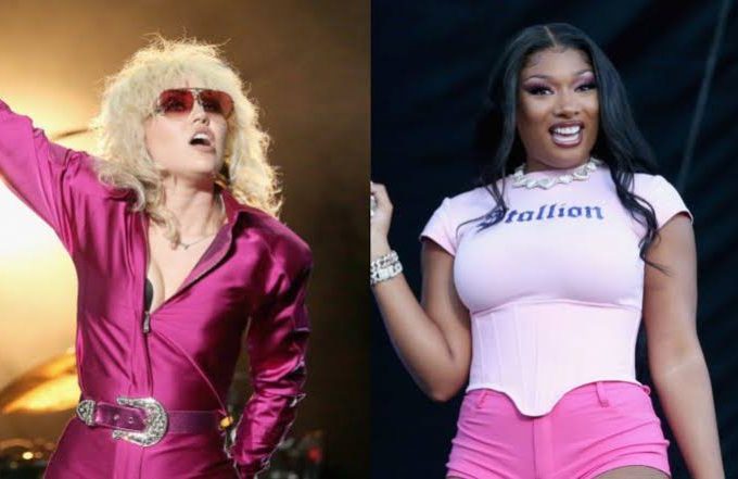 Miley Cyrus twerks with Megan the stallion on stage the ACLs