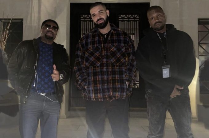 Kanye West and Drake Confirms Beef Squashed, Pose for Photo Together