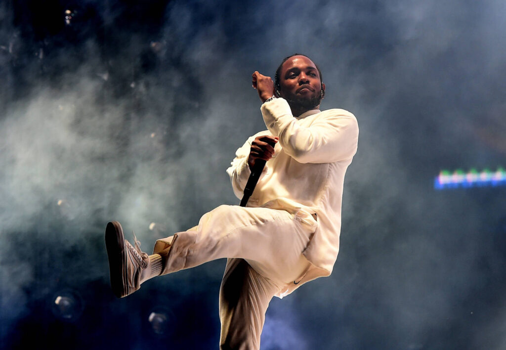 Kendrick Lamar on stage