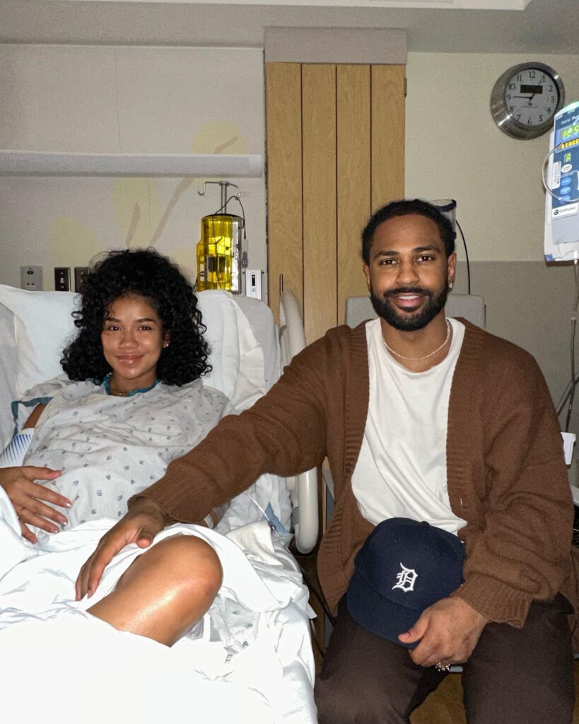 Big sean and Jhené in the hospital 