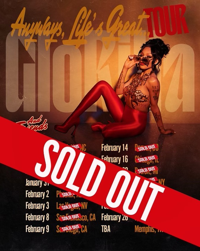 GloRilia tour sold out