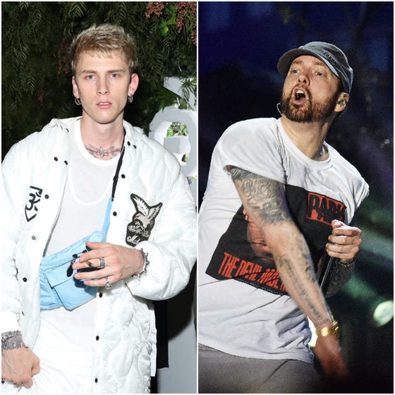 Eminem And Machine Gun Kelly Named As Targets By A Shooter