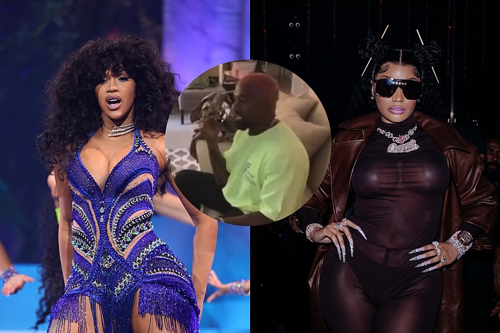 Kanye West Claims Cardi B Is an Industry Plant Sent by Illuminati to Replace Nicki Minaj
