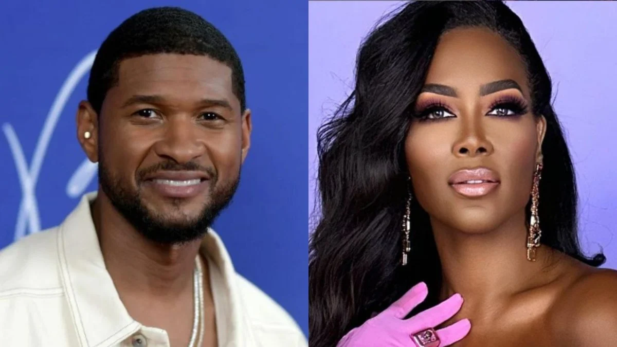 Usher Serenades Kenya Moore, Leaving Her Enchanted