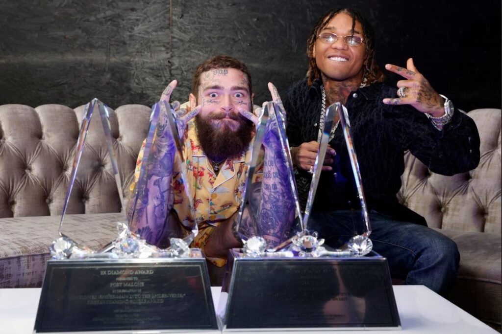 Post Malone & Swae Lee Make History; ‘Sunflower’ First Song to Go Double Diamond