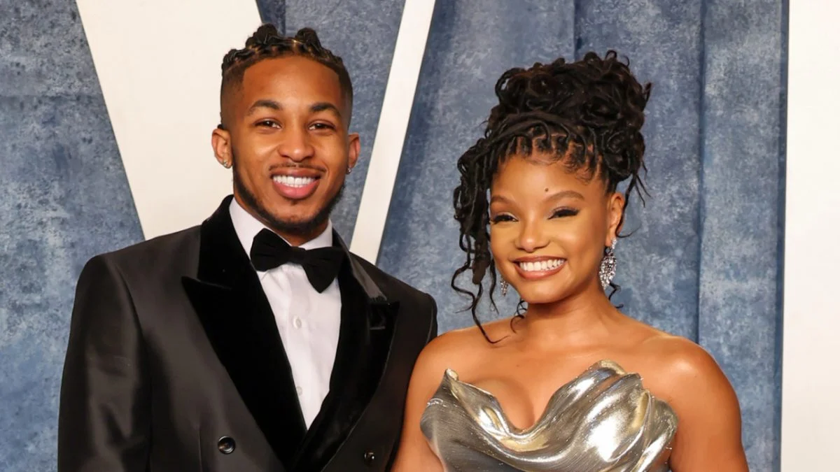 Baby Halo’s first word_ DDG and Halle Bailey freak out.