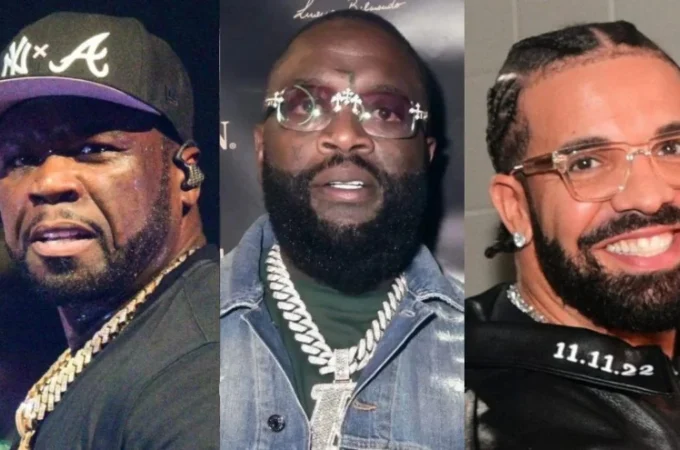 50 involes in the Rick Ross and Drake Online fights